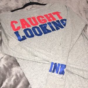 Gray PINK cubs long sleeve